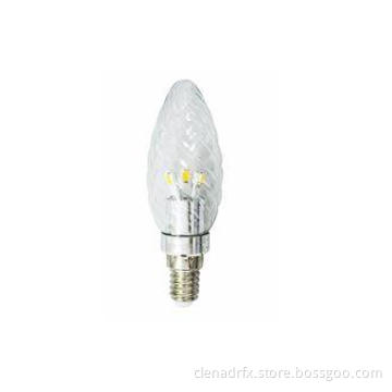 Cold White 5W 220V Dimmable LED Candle Bulbs With RoHS Appr